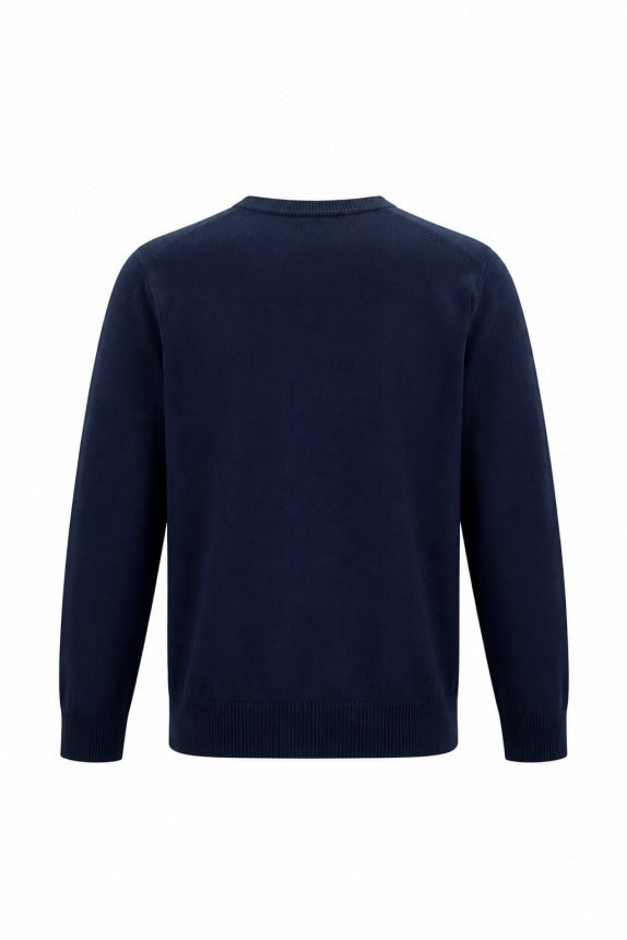 TOMMY HILFIGER MAGLIONE SCOLLO V MINIMAL NAVY UOMO PRE OWNED L