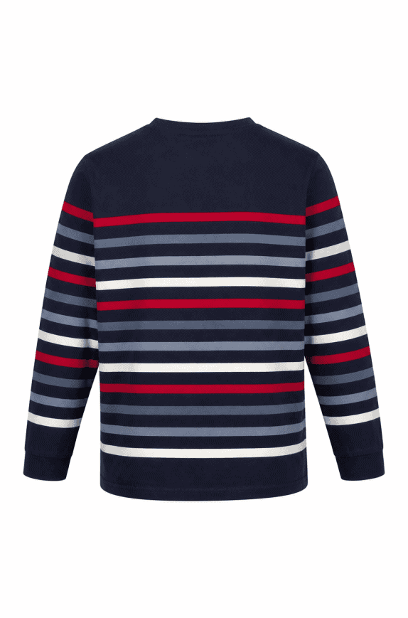 TOMMY HILFIGER SWEATER STRIPED NAVY WOMEN PRE OWNED XXL
