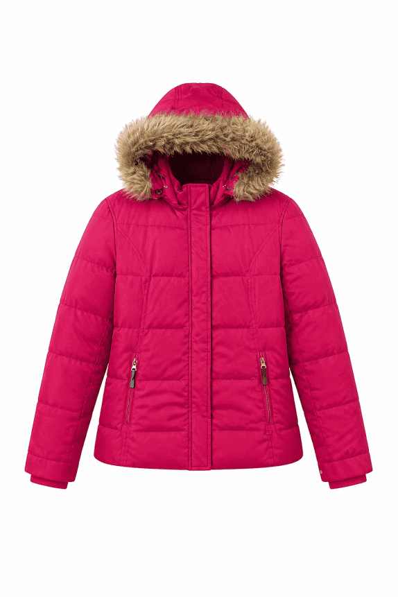 TOMMY HILFIGER PUFFER ΜΠΟΥΦΑΝ MINIMAL ΦΟΥΞΙΑ ΓΥΝΑΙΚΕΙΟ PRE OWNED L