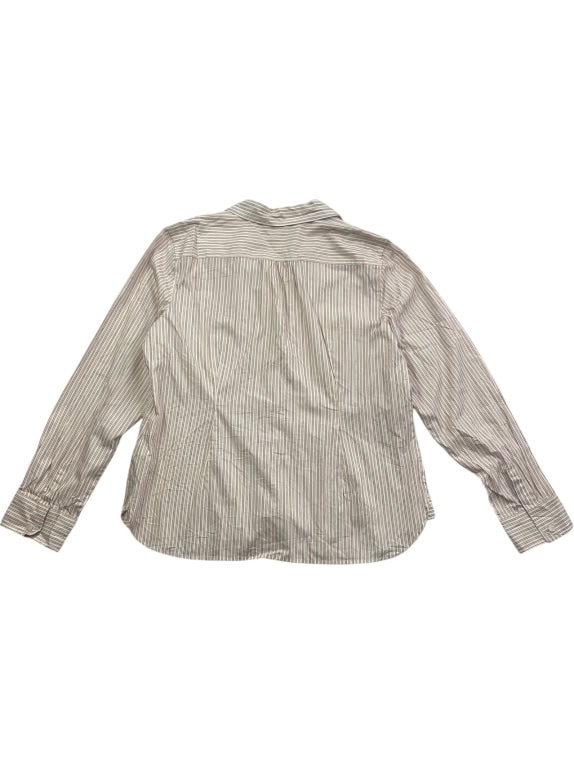 Tommy Hilfiger Ριγέ Πουκάμισο Casual Classic Μπεζ Γυναικείο XL