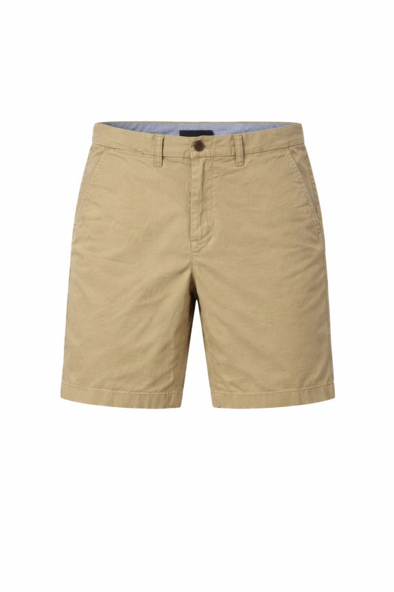 TOMMY HILFIGER CHINO SHORTS TAILORED BEIGE MEN PRE OWNED M
