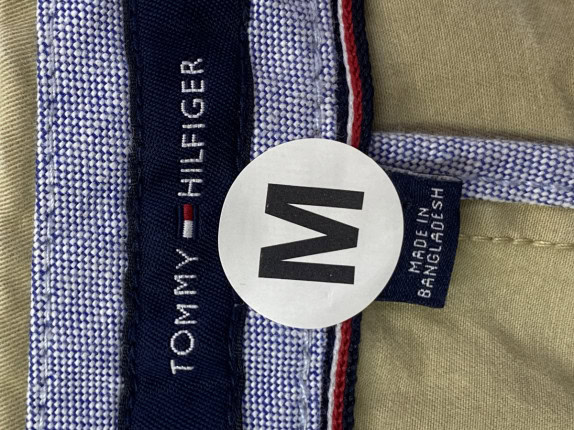 TOMMY HILFIGER ΣΟΡΤΣ CHINO ΚΑΛΛΙΓΡΑΜΜΟ ΜΠΕΖ ΑΝΤΡΙΚΟ PRE OWNED M