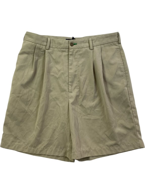 TOMMY HILFIGER RETRO GOLF SHORTS WITH EMBROIDERED LOGO BEIGE UNISEX L