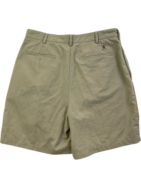 TOMMY HILFIGER RETRO GOLF SHORTS WITH EMBROIDERED LOGO BEIGE UNISEX L