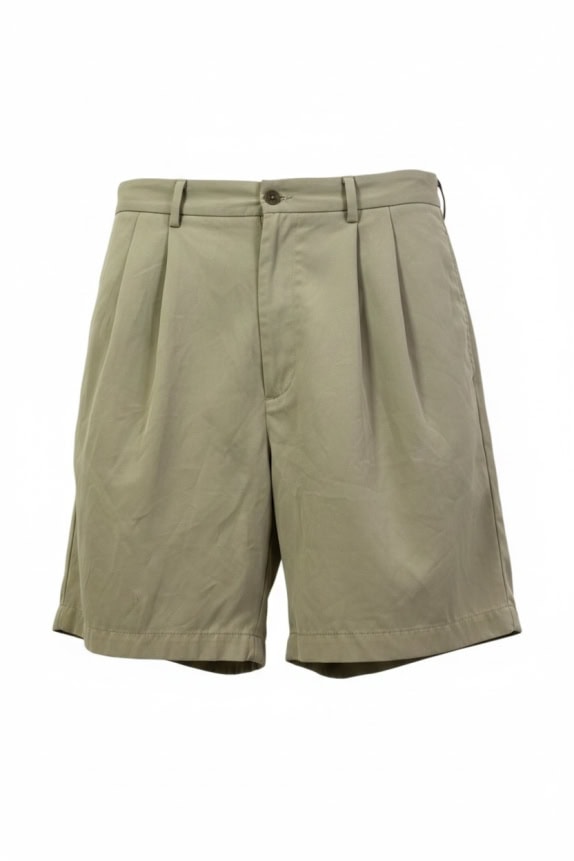 TOMMY HILFIGER RETRO GOLF SHORTS WITH EMBROIDERED LOGO BEIGE UNISEX L