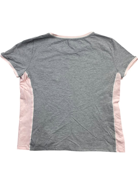 Tommy Hilfiger T-Shirt Γκρι με Ροζ Λεπτομέρειες Γυναικείο M