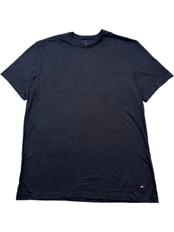 TOMMY HILFIGER T SHIRT MINIMAL ΜΑΥΡΟ ΑΝΤΡΙΚΟ PRE OWNED L