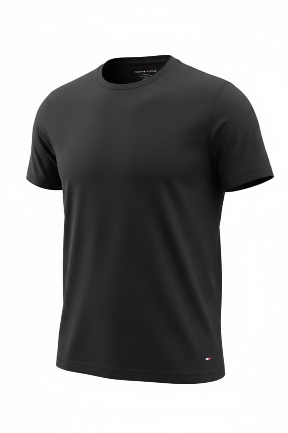 TOMMY HILFIGER T SHIRT MINIMAL ΜΑΥΡΟ ΑΝΤΡΙΚΟ PRE OWNED L