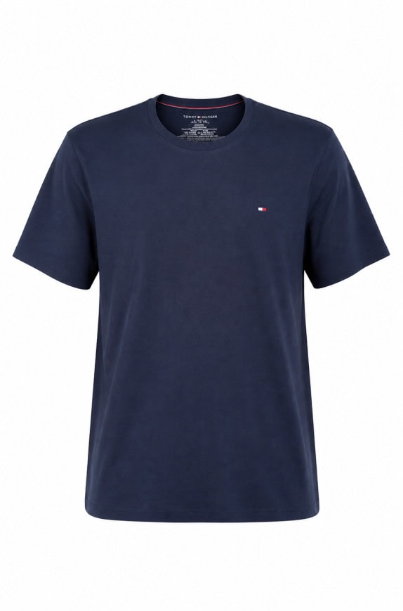 TOMMY HILFIGER T SHIRT MINIMAL NAVY MEN PRE OWNED XL