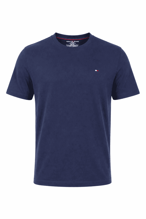 TOMMY HILFIGER T SHIRT MINIMAL NAVY MEN PRE OWNED XL