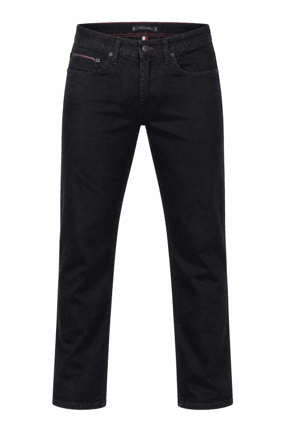 TOMMY HILFIGER JEANS MINIMAL FADED BLACK MENS PRE OWNED S