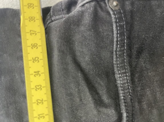 TOMMY HILFIGER ΤΖΙΝ ΠΑΝΤΕΛΟΝΙ MINIMAL ΞΕΒΑΜΜΕΝΟ ΜΑΥΡΟ ΑΝΤΡΙΚΟ PRE OWNED S