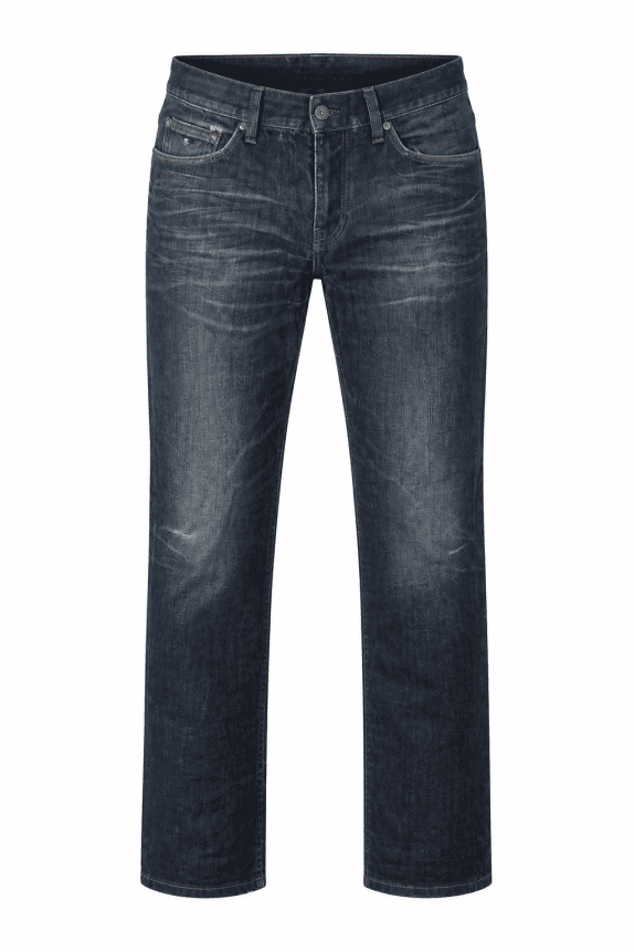Y2K TOMMY HILFIGER ΤΖΙΝ ΠΑΝΤΕΛΟΝΙ WASHED ΣΚΟΥΡΟ ΜΠΛΕ ΑΝΤΡΙΚΟ PRE OWNED M