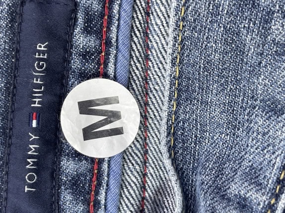 TOMMY HILFIGER ΤΖΙΝ WASHED ΜΠΛΕ ΑΝΤΡΙΚΟ PRE OWNED M