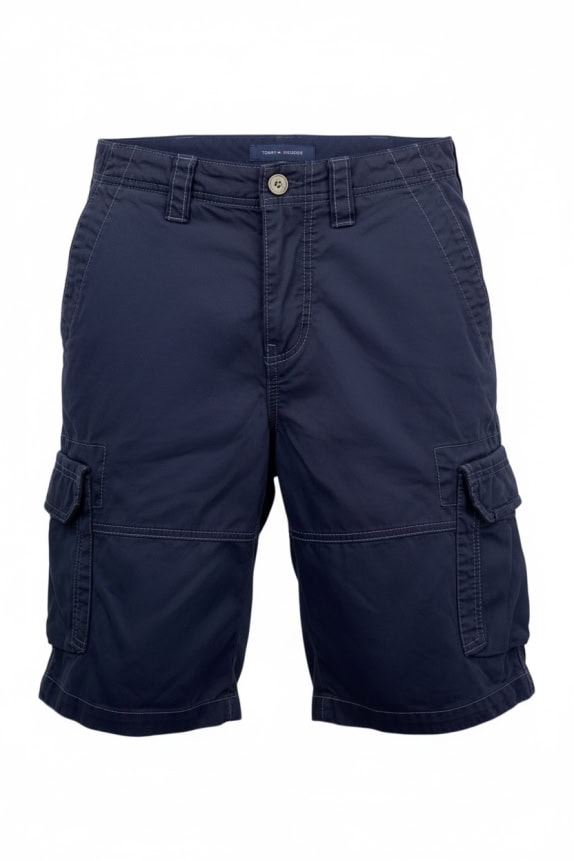 TOMMY HILFIGER ΒΕΡΜΟΥΔΑ CARGO VINTAGE LOGO NAVY BLUE ΑΝΔΡΙΚΗ ΜΕΓΕΘΟΣ 30