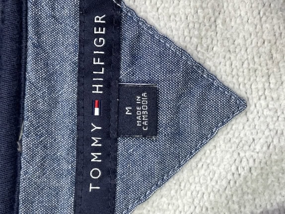 TOMMY HILFIGER ΖΑΚΕΤΑ BOMBER CASUAL ΓΚΡΙ ΑΝΤΡΙΚΟ PRE OWNED M