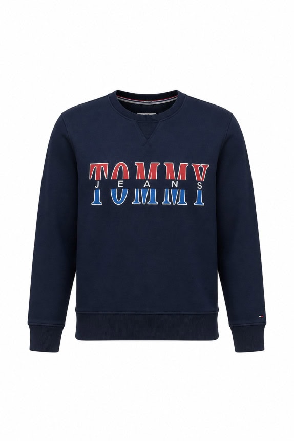 TOMMY JEANS CREWNECK GRAPHIC NAVY ΑΝΤΡΙΚΟ PRE OWNED S