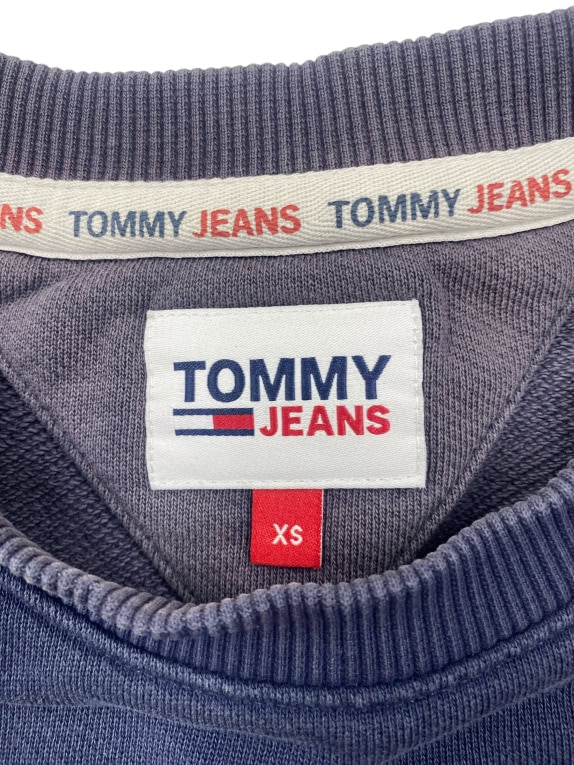 TOMMY JEANS ΦΟΥΤΕΡ CREWNECK CASUAL LOGO ΜΠΛΕ ΣΚΟΥΡΟ ΑΝΔΡΙΚΟ XS