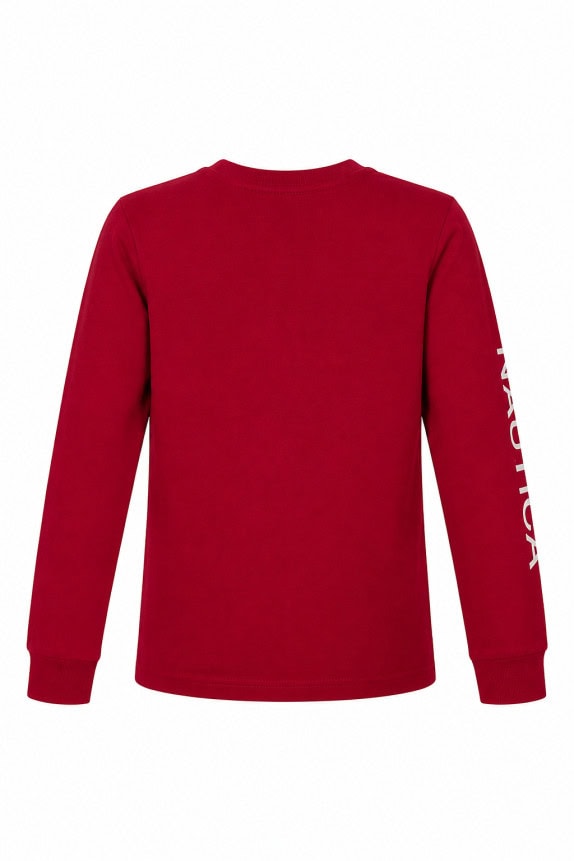 TOMMY JEANS LONG SLEEVE GRAPHIC RED MENS PRE OWNED XL