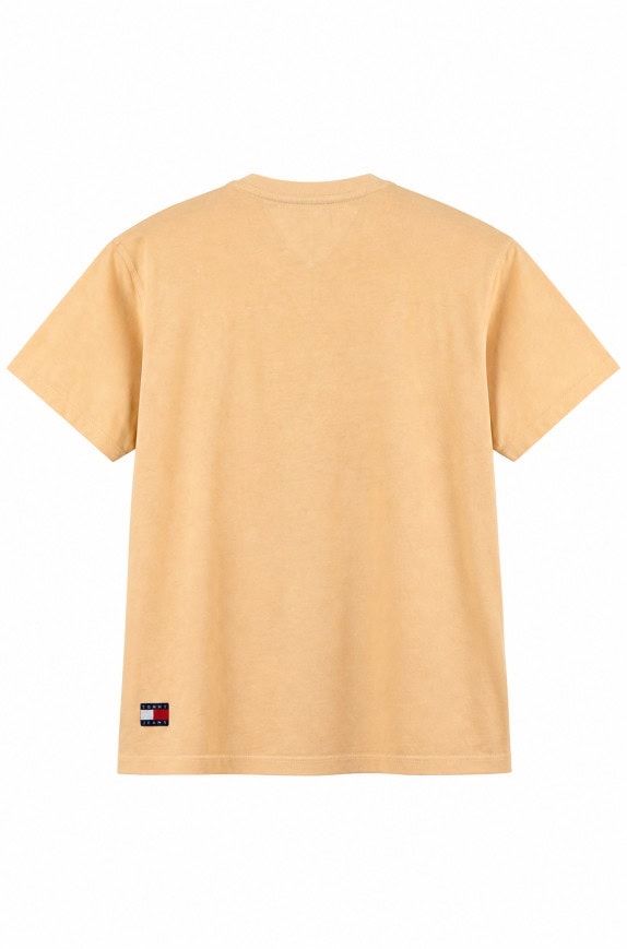 TOMMY JEANS T SHIRT MINIMAL BEIGE ΑΝΤΡΙΚΟ PRE OWNED M