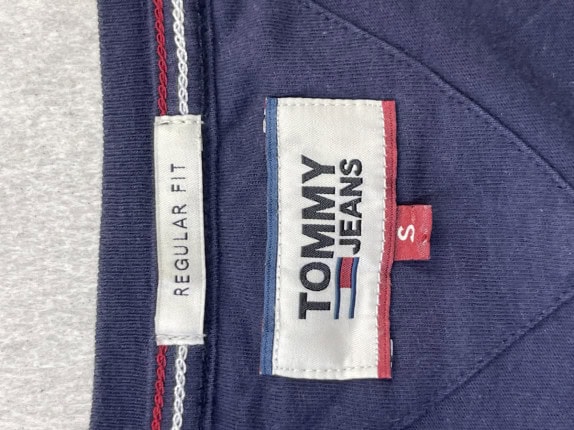 TOMMY JEANS T SHIRT MINIMAL BLU UOMO PRE OWNED S