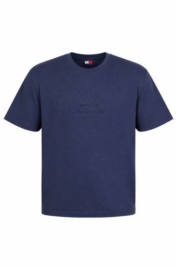 TOMMY JEANS TEE MINIMAL NAVY MEN PRE OWNED XL