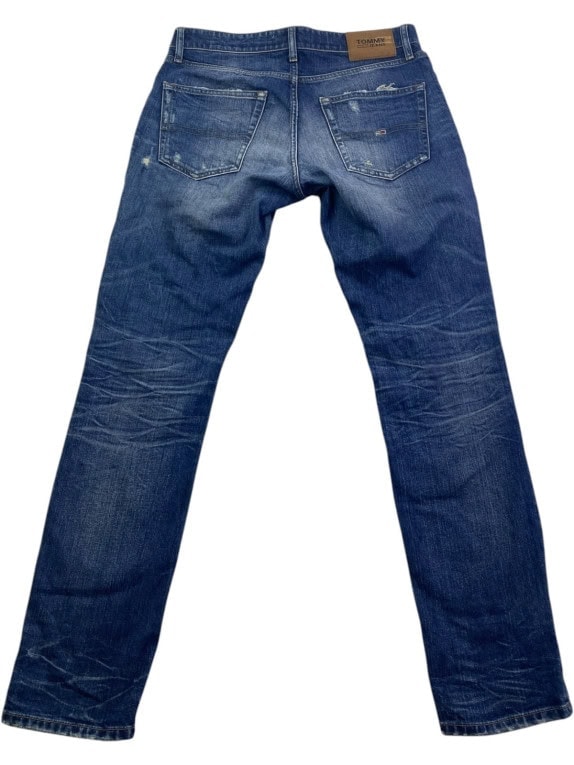 TOMMY JEANS ΤΖΙΝ ΠΑΝΤΕΛΟΝΙ DISTRESSED WASHED BLUE ΑΝΤΡΙΚΟ PRE OWNED M