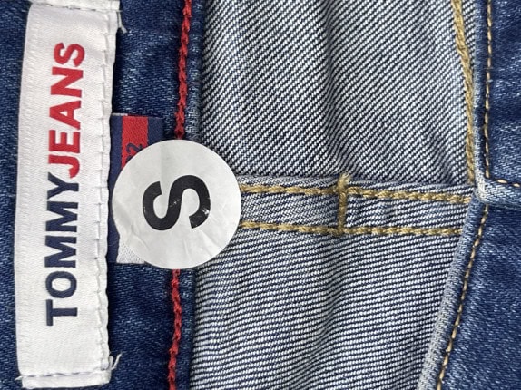 TOMMY JEANS JEANS CLASSIC WASHED BLUE MEN PRE OWNED S