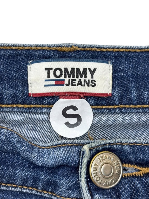 TOMMY JEANS ΤΖΙΝ ΠΑΝΤΕΛΟΝΙ RACING ΜΠΛΕ ΓΥΝΑΙΚΕΙΟ PRE OWNED S