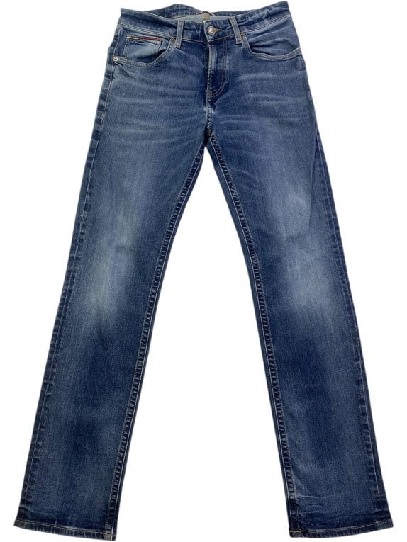 TOMMY JEANS ΤΖΙΝ ΠΑΝΤΕΛΟΝΙ SKINNY WASHED ΜΠΛΕ ΓΥΝΑΙΚΕΙΟ PRE OWNED S
