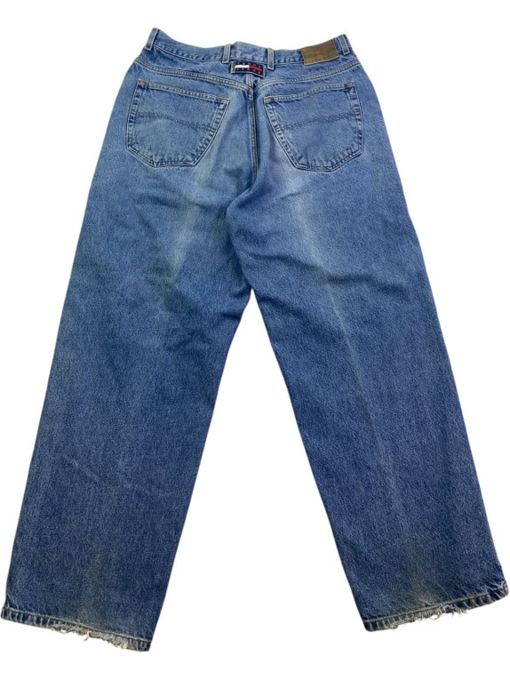 TOMMY JEANS ΤΖΙΝ ΠΑΝΤΕΛΟΝΙ VINTAGE WASHED BLUE ΑΝΤΡΙΚΟ PRE OWNED L