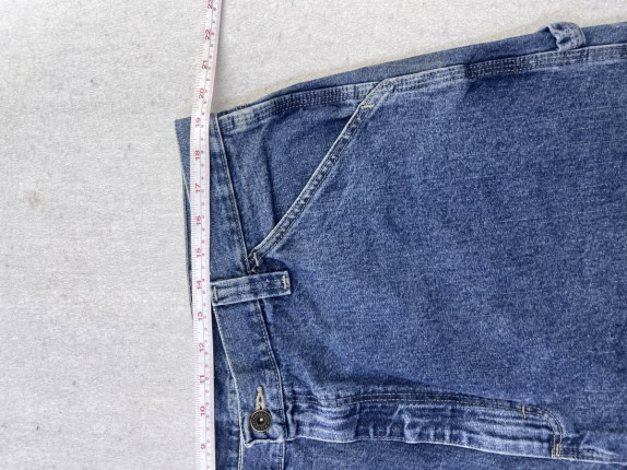 TRAVIS JEANS DENIM CARGO SHORTS WASHED BLUE ΑΝΔΡΙΚΟ PRE OWNED XXXL