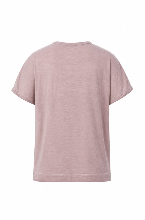 TRUSSARDI JEANS GRAPHIC TEE PINK WOMEN PRE OWNED XL