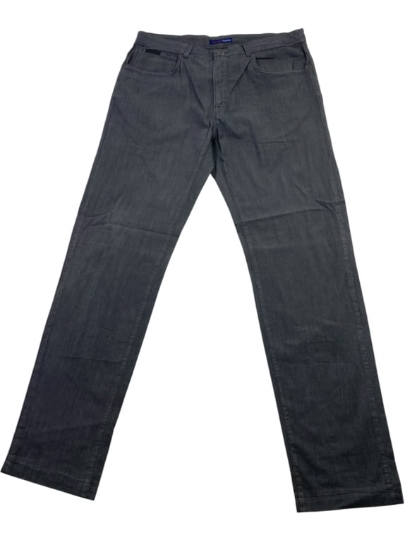 TRUSSARDI JEANS Παντελόνι Denim Vintage Λογότυπο Γκρι Ανδρικό L