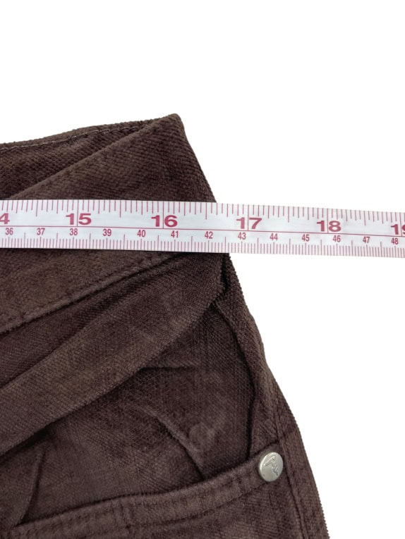 Trussardi Jeans Παντελόνι Κοτλέ Vintage Καφέ Γυναικείο M