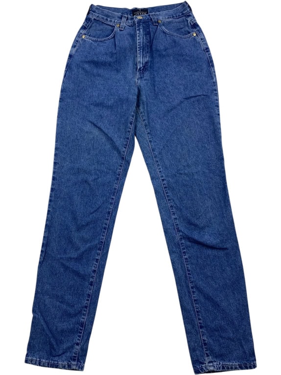 TRUSSARDI JEANS ΠΑΝΤΕΛΟΝΙ VINTAGE GOLDEN LINE ΜΠΛΕ ΓΥΝΑΙΚΕΙΟ XS