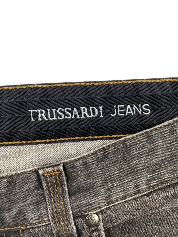 TRUSSARDI JEANS ΠΑΝΤΕΛΟΝΙ VINTAGE ΛΟΓΟΤΥΠΟ ΓΚΡΙ ΑΝΔΡΙΚΟ L