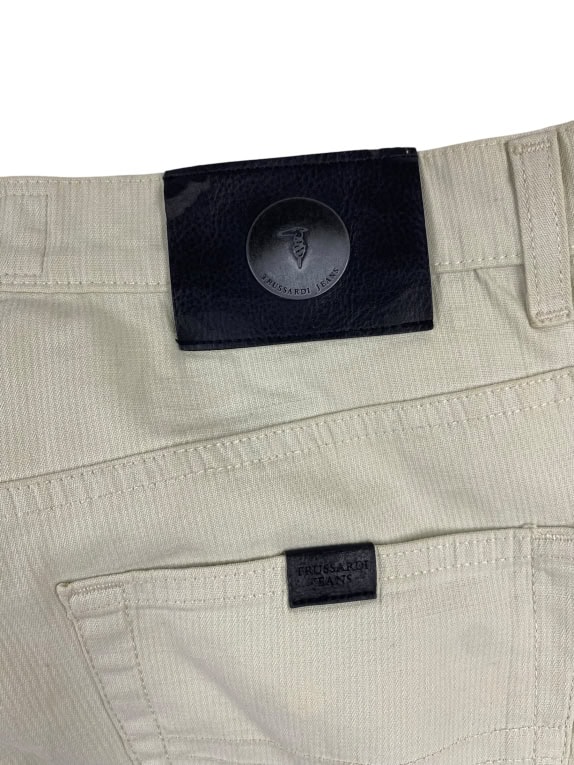 TRUSSARDI JEANS ΠΑΝΤΕΛΟΝΙ VINTAGE ΛΟΓΟΤΥΠΟ ΜΠΕΖ ΑΝΔΡΙΚΟ S