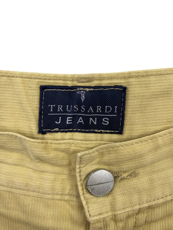 TRUSSARDI JEANS ΠΑΝΤΕΛΟΝΙ VINTAGE ΛΟΓΟΤΥΠΟ ΜΠΕΖ ΑΝΔΡΙΚΟ L