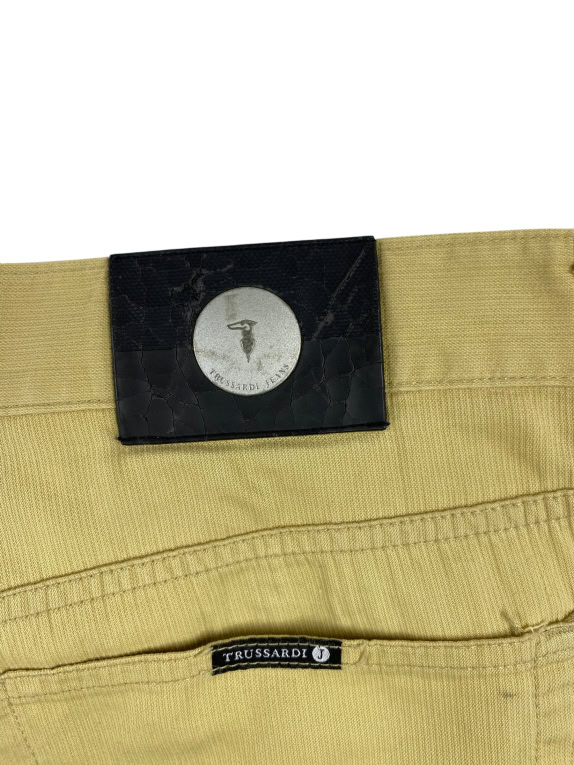 TRUSSARDI JEANS ΠΑΝΤΕΛΟΝΙ VINTAGE ΛΟΓΟΤΥΠΟ ΜΠΕΖ ΑΝΔΡΙΚΟ L