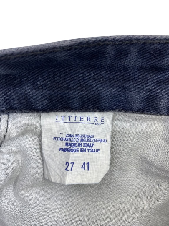 TRUSSARDI JEANS ΠΑΝΤΕΛΟΝΙ VINTAGE ΛΟΓΟΤΥΠΟ ΜΠΛΕ ΓΥΝΑΙΚΕΙΟ XS