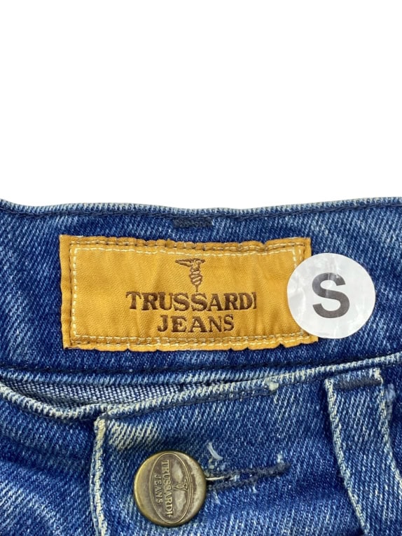 TRUSSARDI JEANS JEANS VINTAGE BLU DONNA PRE OWNED S