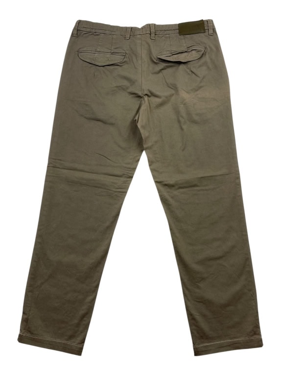 Trussardi Παντελόνι Chino Casual Minimal Χακί Ανδρικό L
