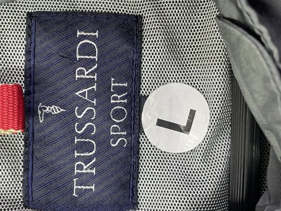 TRUSSARDI SPORT JACKET MINIMAL ΓΚΡΙ ΑΝΤΡΙΚΟ PRE OWNED L