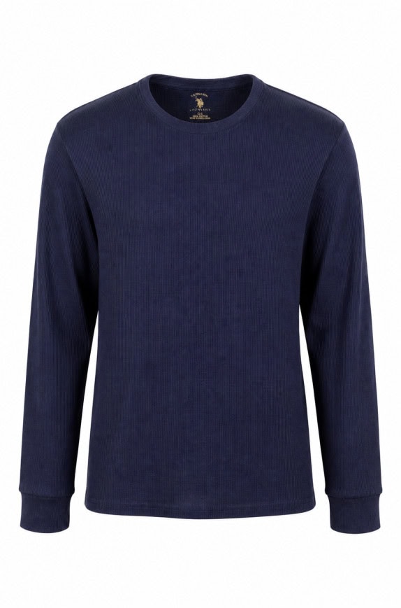 RALF LAURENLONG SLEEVE TOP MINIMAL NAVY ΑΝΤΡΙΚΟ PRE OWNED M