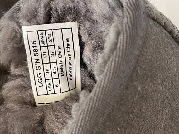 UGG ΜΠΟΤΕΣ ΜΕ ΓΟΥΝΑ CASUAL ΓΚΡΙ ΓΥΝΑΙΚΕΙΟ PRE OWNED 37