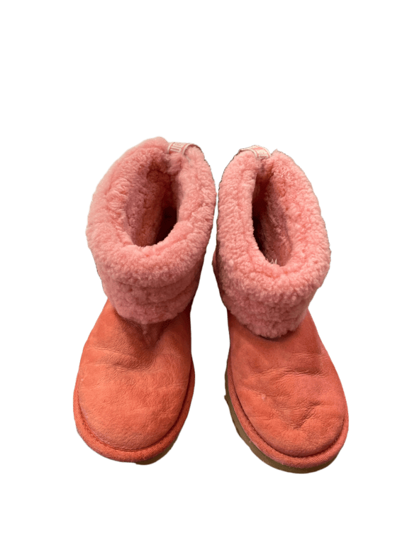 UGG ΜΠΟΤΕΣ SHEARLING ΡΟΖ ΓΥΝΑΙΚΕΙΟ PRE OWNED 38