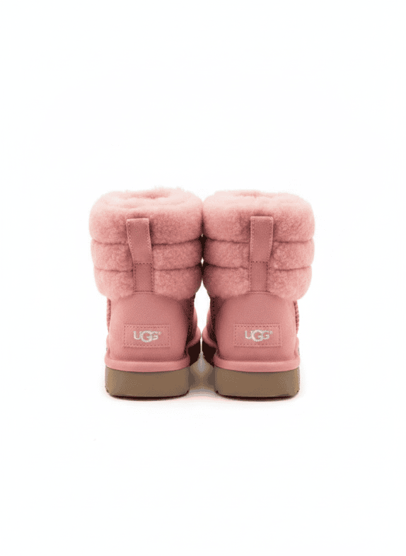 UGG ΜΠΟΤΕΣ SHEARLING ΡΟΖ ΓΥΝΑΙΚΕΙΟ PRE OWNED 38
