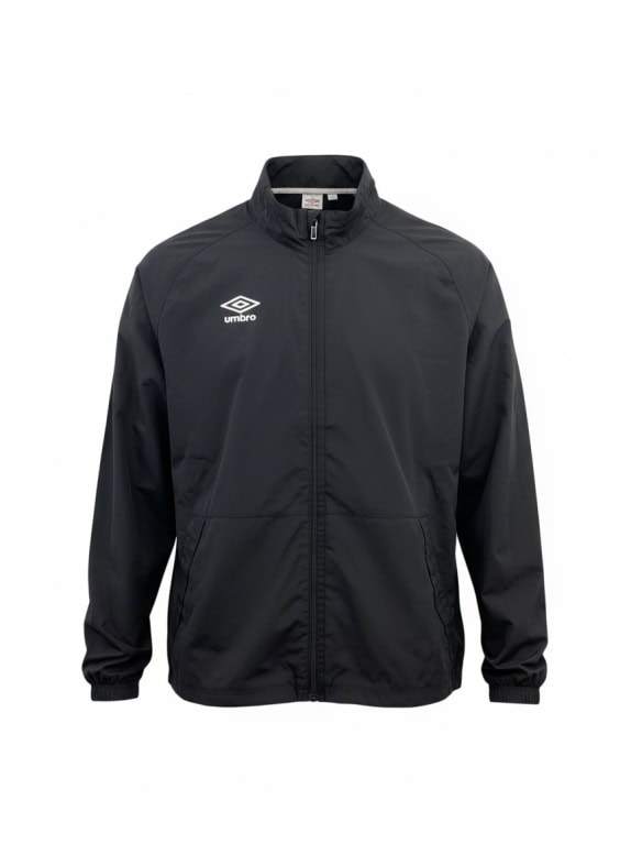 UMBRO ΑΝΤΙΑΝΕΜΙΚΟ JACKET VINTAGE ΛΟΓΟΤΥΠΟ ΜΑΥΡΟ ΑΝΔΡΙΚΟ XXL