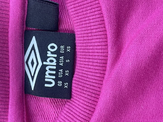UMBRO ΦΟΥΤΕΡ CREWNECK SPORTSWEAR ΦΟΥΞΙΑ UNISEX PRE OWNED XS